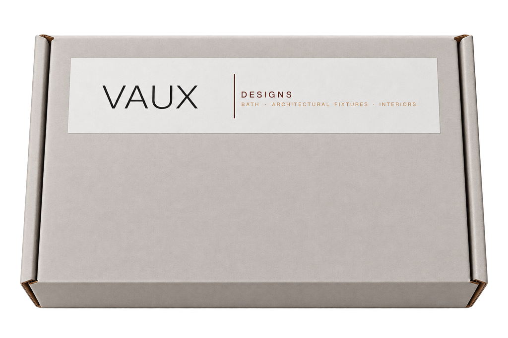 VAUX Recess Flush product packaging