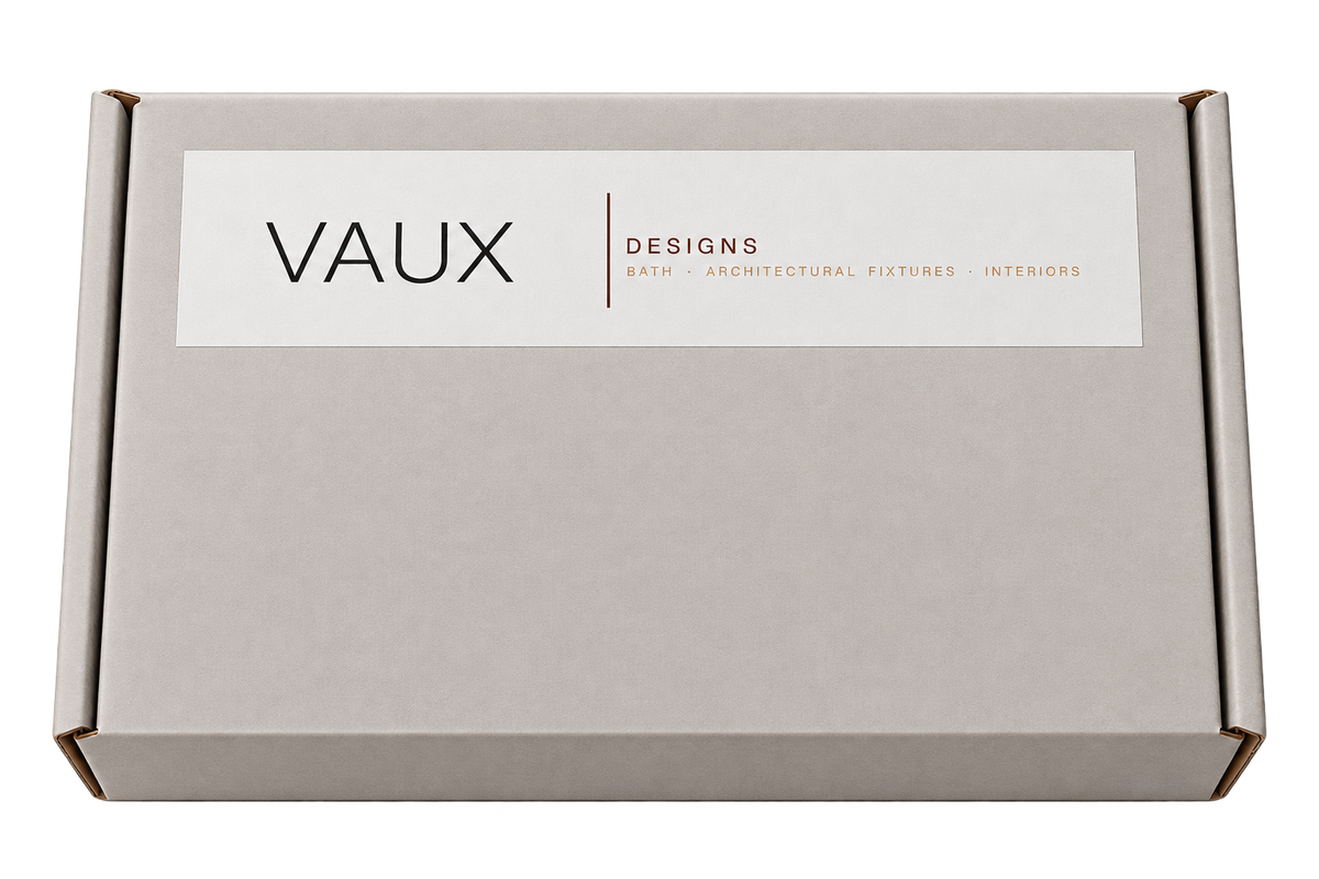 VAUX Recess Flush product packaging